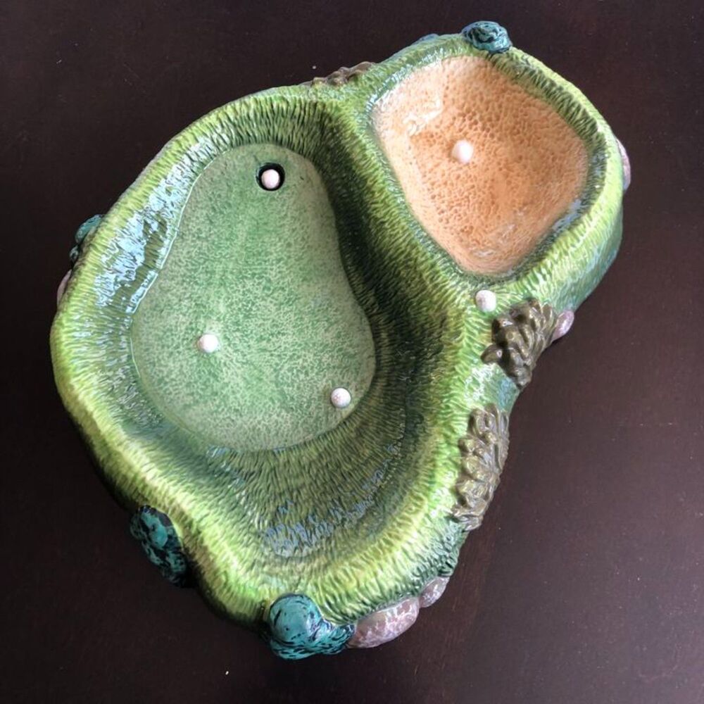 Ceramic Golf Hole Sand Trap Chips and Dip Bowl by Figi - Picture 4 of 6